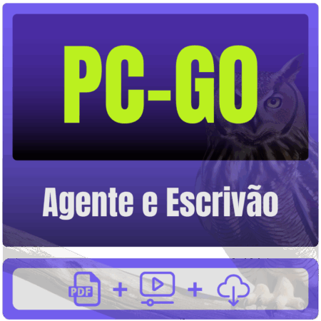 PC-GO (Agente e Escrivão) Pacote Completo
