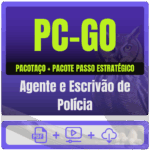 PC-GO (Agente e Escrivão de Polícia) Pacotaço - Pacote Teorico + Pacote Passo Estratégico