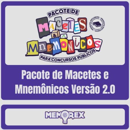 Pacote de Macetes e Mnemônicos (Versão 2.0) - Memorex