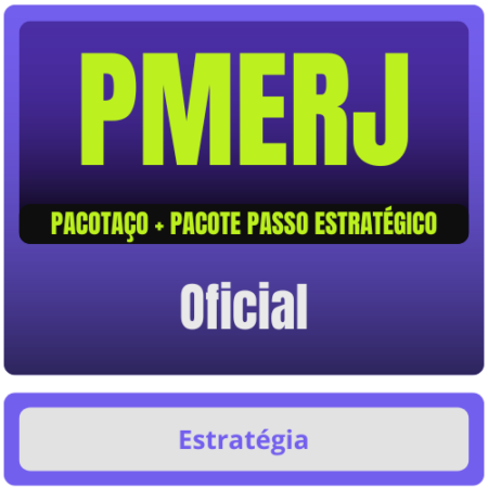 PMERJ (Oficial) Pacotaço - Pacote Teórico + Pacote Passo - 2025