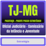 TJ-MG (Oficial Judiciário - Comissário da Infância e Juventude) Pacotaço - Pacote Teórico + Pacote Passo Estratégico