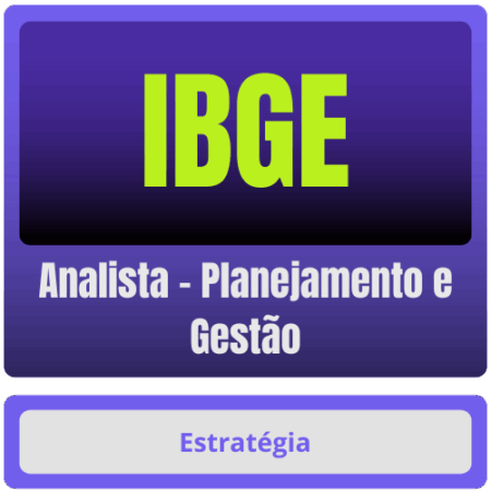 IBGE (Analista - Planejamento e Gestão) Pacote