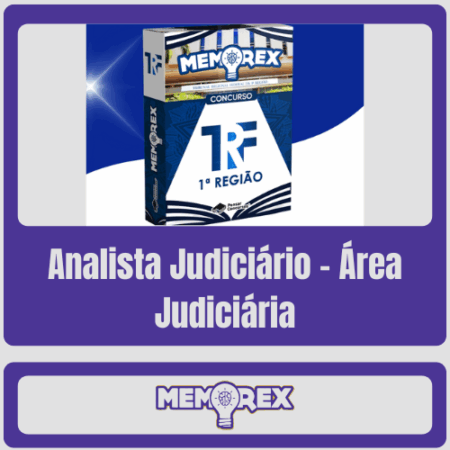 Memorex TRF 1 (Analista Judiciário - Área Judiciária) - Somente PDF