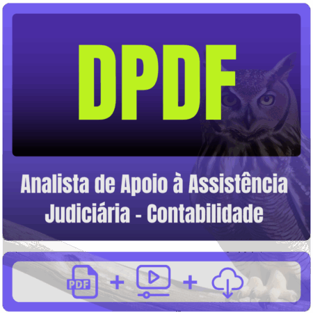 DPDF (Analista de Apoio à Assistência Judiciária - Contabilidade) Pacote