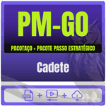 PM-GO (Cadete) Pacotaço - Pacote Teorico + Pacote Passo Estratégico