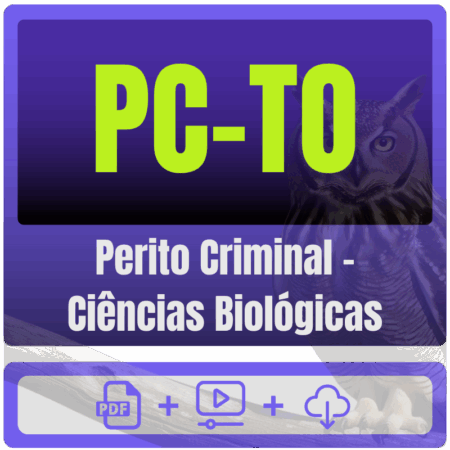 PC-TO (Perito Criminal - Ciências Biológicas) Pacote Completo