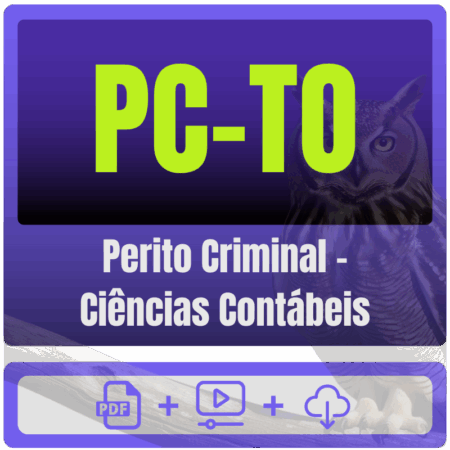PC-TO (Perito Criminal - Ciências Contábeis) Pacote Completo