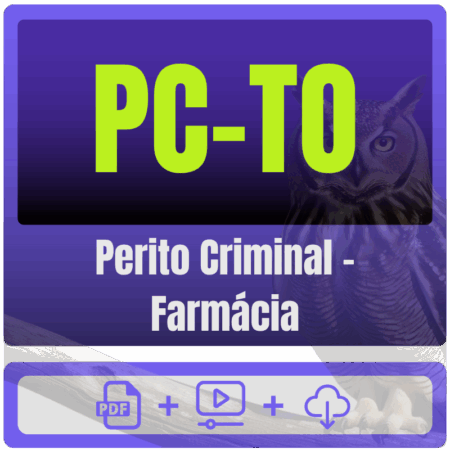 PC-TO (Perito Criminal - Farmácia) Pacote Completo