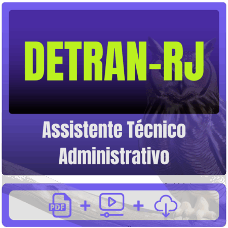 DETRAN-RJ (Assistente Técnico Administrativo) Pacote Completo