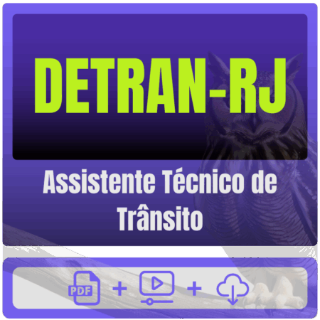 DETRAN-RJ (Assistente Técnico de Trânsito) Pacote Completo