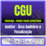 CGU (Auditor - Área Auditoria e Fiscalização) Pacotaço - Teórico + Passo Estratégico