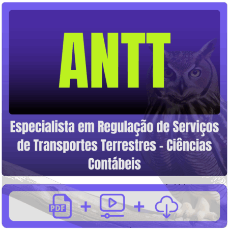 ANTT (Especialista em Regulação de Serviços de Transportes Terrestres - Ciências Contábeis) Pacote