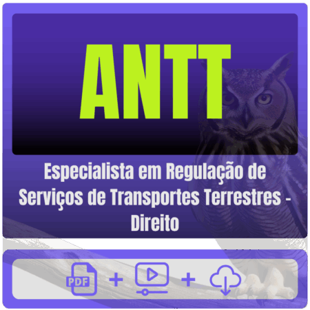 ANTT (Especialista em Regulação de Serviços de Transportes Terrestres - Direito) Pacote