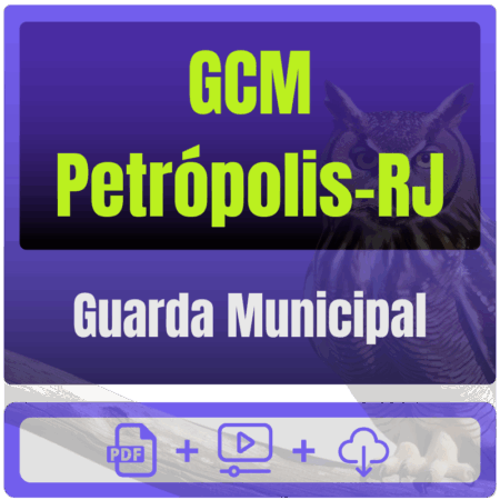 Prefeitura de Petrópolis-RJ (Guarda Municipal) Pacote