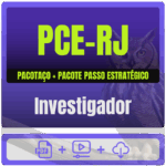 PCE-RJ (Investigador) Pacotaço - Pacote Teórico + Pacote Passo Estratégico