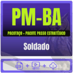 PM-BA (Soldado) Pacotaço - Pacote Teórico + Pacote Passo Estratégico