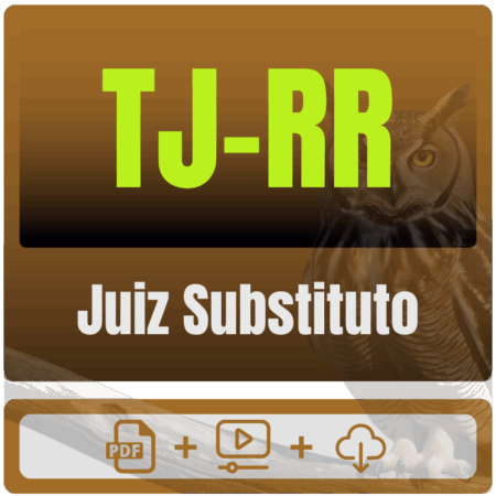 TJ-RR (Juiz Substituto) Pacote Teórico - 2025