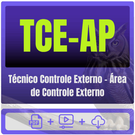TCE-AP (Técnico Controle Externo - Área de Controle Externo) Pacote