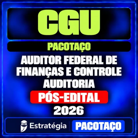 Pacotaço - Pacote Teórico + Passo Estratégico para CGU (Auditor Federal de Finanças e Controle - Auditoria) - 2026 (Pós-Edital) — Estratégia Concursos — RCO