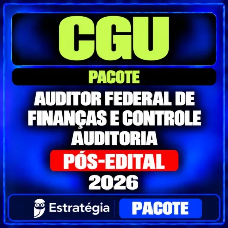 Pacote para CGU (Auditor Federal de Finanças e Controle - Auditoria) - 2026 (Pós-Edital) — Estratégia Concursos — RCO