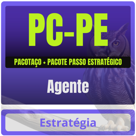PC-PE (Agente) Pacotaço - Pacote Teórico + Pacote Passo Estratégico