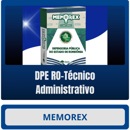 MEMOREX - DPE RO (Técnico Administrativo)