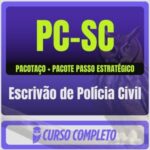 PC-SC (Escrivão de Polícia Civil) Pacotaço - Pós-Edital - 2025