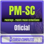 PM-SC (Oficial) Pacotaço - Pacote Teórico + Pacote Passo Estratégico