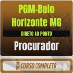 PGM-Belo Horizonte MG (Procurador) Direto ao Ponto - 2026