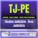 TJ-PE (Técnico Judiciário - Área Judiciária) Pacotaço - Pós-Edital - 2025