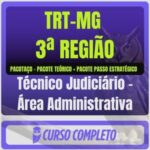 TRT-MG 3ª Região (Técnico Judiciário - Área Administrativa) Pacotaço - Pacote Teórico + Pacote Passo Estratégico - 2026