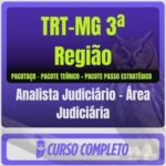TRT-MG 3ª Região (Analista Judiciário - Área Judiciária) Pacotaço - Pacote Teórico + Pacote Passo Estratégico