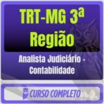 TRT-MG 3ª Região (Analista Judiciário - Contabilidade) Pacote