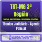 TRT-MG 3ª Região (Técnico Judiciário - Agente Policial) Pacotaço - Pacote Teórico + Pacote Passo Estratégico