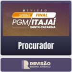 Sprint Final PGM Itajaí-SC (Revisão Ensino Jurídico)
