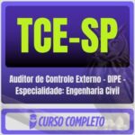 TCE-SP (Auditor de Controle Externo - DIPE - Especialidade: Engenharia Civil) Pós-Edital - 2026