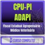 CPU-PI - ADAPI (Fiscal Estadual Agropecuário - Médico Veterinário) Pós-Edital - 2026