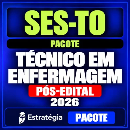 Rateio SES-TO (Técnico em Enfermagem) Pacote - 2026 (Pós-Edital)