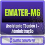 EMATER-MG (Assistente Técnico I - Administração) Pacote