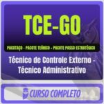rateio curso TCE-GO (Técnico de Controle Externo – Técnico Administrativo) Pacotaço – Pacote Teórico + Pacote Passo Estratégico – 2026 (Pós-Edital)