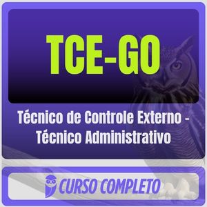 TCE-GO (Técnico de Controle Externo - Técnico Administrativo) Pacote - 2026 (Pós-Edital)