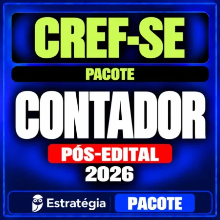 Rateio CREF-SE (Contador) Pacote - 2026 (Pós-Edital)
