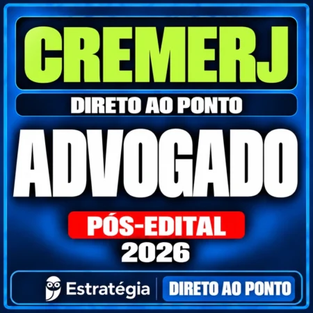 Rateio CREMERJ (Advogado) Direto ao Ponto - 2026 (Pós-Edital)