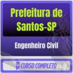 rateio curso Prefeitura de Santos-SP (Engenheiro Civil) Pacote – 2026 (Pós-Edital)