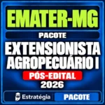 Rateio EMATER-MG (Extensionista Agropecuário I) Pacote - 2026 (Pós-Edital)