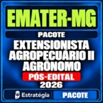 Rateio EMATER-MG (Extensionista Agropecuário II - Agrônomo) Pacote - 2026 (Pós-Edital)