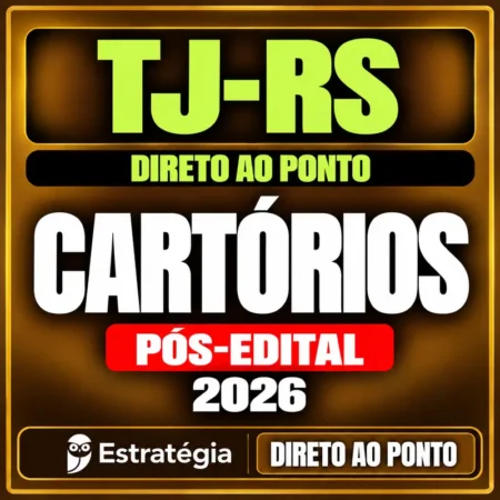 Rateio Cartórios do TJ-RS - Direto ao Ponto - 2026 (Pós-Edital)