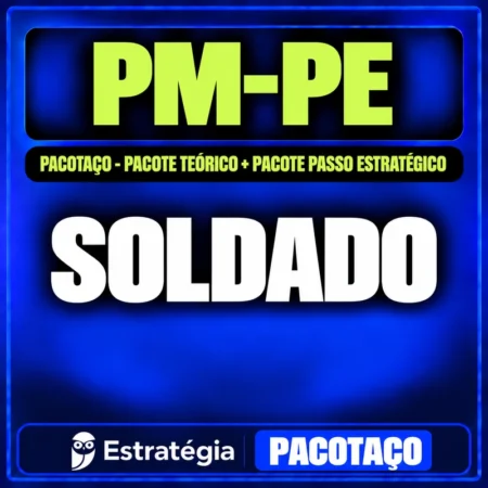 Rateio PM-PE (Soldado) Pacotaço - Pacote Teórico + Pacote Passo Estratégico
