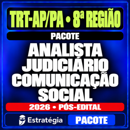 Rateio TRT-AP Comunicação Social — Analista Judiciário 2026 Pós-Edital