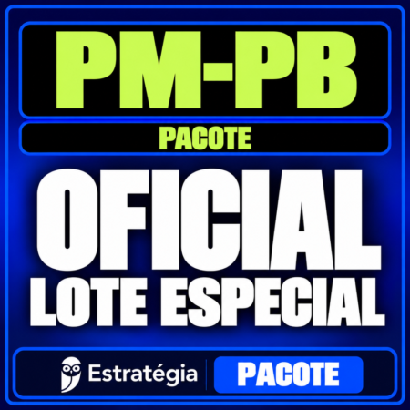 Rateio Pacote para PM-PB (Oficial) Lote Especial